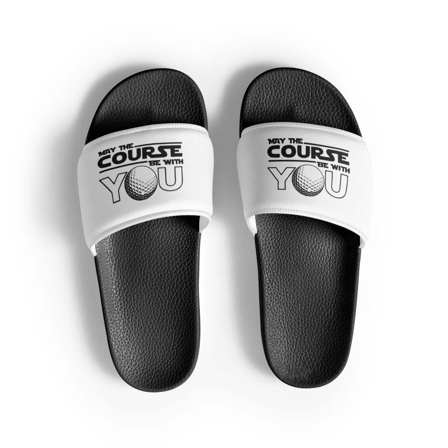 May The Course Be With You Men's Slides