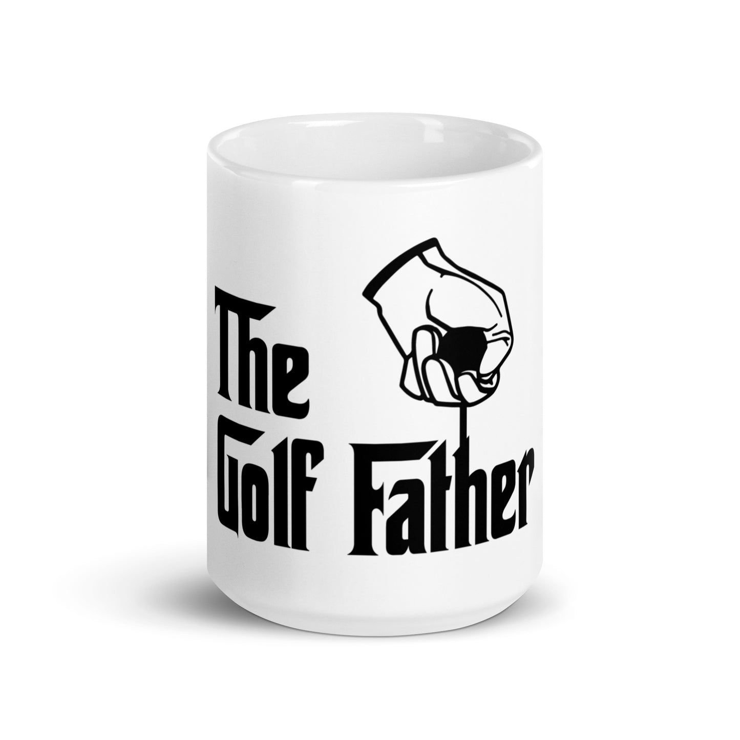 The Golf Father White Glossy Mug